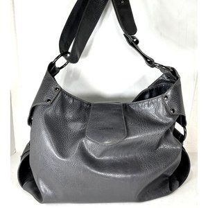 Matt and Nat Gray Vegan Faux Leather Large Shoulder Bag